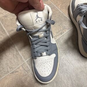 Jordan Women's Sneakers in Gray and White